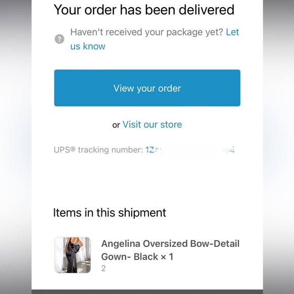 Black Bow Dress - Picture 6 of 6